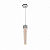 PENDENTE CRISTAL BASE QUADRARA PRATA 30CM - 6W - 3000K - Imagem 1