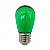 LÂMPADA BOLINHA S14 1W VERDE E27 IP65 110V - 10 UNIDADES - Imagem 1
