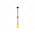PENDENTE CORDA 1 x 150CM SOQUETE E27 S/LAMPADA - Imagem 1