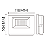 REFLETOR ECO SMD SLIM PRETO 30W RGB IP66 - Imagem 2