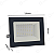 REFLETOR ECO SMD SLIM PRETO 100W 3000K IP66 - Imagem 2