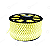 MANGUEIRA CHATA 5050 60LEDS/M 6MM IP65 110V AMARELO - Imagem 1