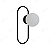 ARANDELA BENPUZZ PRETA 3W - Imagem 1