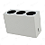 SPOT LED SOBREPOR TRIAD BRANCO 3X2W - BRANCO QUENTE - Imagem 1