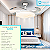 VENTILADOR DE TETO COM PÁ RETRÁTIL E CONTROLE REMOTO - BRANCO NUVEM - Imagem 2