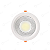 LUMINÁRIA DOWNLIGHT COB DE EMBUTIR - 30W - BRANCO QUENTE - Imagem 1