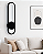 ARANDELA ARCUS 12W PRETA 55cm - Imagem 2
