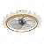 PLAFON LED COM VENTILADOR MINIWIND 23W - MADEIRA CLARA - Imagem 1