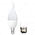 LÂMPADA LED BULBO VELA CHAMA 4.7W 3000K E14 C/SOQUETE E27 - Imagem 1