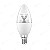 LÂMPADA LED BULBO VELA TRANSPARENTE 4.7W 3000K E14 - Imagem 1