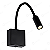 ARANDELA LEITURA CUBO FLEXUS PRETO - 3W - Imagem 1
