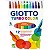 Caneta Hidrográfica Turbo Color Com 12 Cores Giotto - Imagem 1