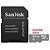 Cartão de Memória Sandisk 64 GB Micro SDXC Ultra Classe 10 com Adaptador - SDSQUNR-064G-GN3MA - Imagem 2