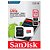 Cartão de Memória Sandisk 64 GB Micro SDXC Ultra Classe 10 com Adaptador - SDSQUNR-064G-GN3MA - Imagem 1