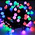 Pisca 100 Leds Cerejinha 8 Funções Luz Colorida Fio Verde 8 metros 127V - Imagem 2