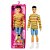 Boneco Ken Fashion Camisa Listrada 30cm 175 GRB91 Mattel - Imagem 1