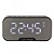 Relógio Despertador Digital Com Radio bluetooth Espelho Suporte De Celular Kminiso K-10 - Imagem 3