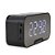 Relógio Despertador Digital Com Radio bluetooth Espelho Suporte De Celular Kminiso K-10 - Imagem 5
