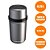 Garrafa Termica Fano 250ml Prata - Imagem 1