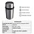 Garrafa Termica Fano 250ml Prata - Imagem 2