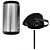 Garrafa Termica Verona de Pressao 600ml Inox - Imagem 5