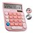 Calculadora de Mesa Elgin MV4130 Rosa - Imagem 2