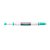 Caneta Marca Texto Cis Lumini Ex Slim Verde - Imagem 1