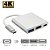Cabo Adaptador Usb-c x Hdmi + USB 3.0 + C Fêmea Branco - 7750 - MD9 - Imagem 2