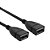 Cabo Usb Femea-Femea 1,5m c/ Filtro - Imagem 1
