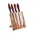 Jogo Churrasco Inox 5Pc Polywood Vermelho Tramontina - Imagem 1