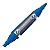 Marcador Permanente Duas Pontas Azul MP2P/AZ FABER-CASTELL - Imagem 2