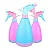 Borrifador Plast Spray Clink Rosa E Azul 450ml 21x8cm- 1 un - Imagem 2