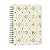 Caderno Espiral Jardim Pautado 17x24 Off White 10 Matérias 160 fls - Imagem 1