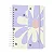 Caderno Espiral Melissa Pautado 17x24 Max Bloomy 10 Matérias 160 fls - Imagem 1