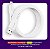 Cabo Usb-a P/ Lightning Branco  Mfi em Silicone 1.5m Esliswt - Imagem 2