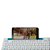 Teclado C/fio 6 Teclas Multimídia Usb C/ Apoio P/ Smartphone Tablet Teclas Macias e Silenciosas - Imagem 2
