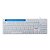Teclado C/fio 6 Teclas Multimídia Usb C/ Apoio P/ Smartphone Tablet Teclas Macias e Silenciosas - Imagem 1