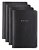 Kit Revista Notas 14x21 C/4 Unid Preta - Imagem 1