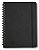 Caderno 17x24  Espiral Pauta Preto - Imagem 1