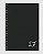 Agenda Redoma Semanal Diamante Preta 170x240mm - Imagem 1