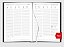Agenda Redoma Semanal Coral Preta - Imagem 2