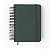 Agenda Planner Wireo 11,5x16 Diaria Verde Oliva - Imagem 1