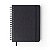 Agenda Planner Wireo A5 Semanal Notas C/divisorias Preta - Imagem 1