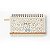 Agenda Planner Wireo 15,9x9 Semanal Office Relicario Realeza Off  Whitte - Imagem 1