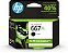 Cartucho HP 667XL Preto Original (3YM81AB) Para HP Deskjet 2376, 2776, 6476, 5076, 5276 - Imagem 1