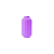 Vaso Elegance De Plástico Decorativo 18Cm Lilas - Imagem 1