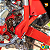 Protetor de Quadro Chassi CRF 250F Vermelho - Imagem 2