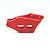 Guia de Corrente Traseiro CRF 230 / CRF 250F Nacionais Vermelho - Imagem 6