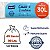 Kit 40 Sacos Lixo 30 Lts Branco Não Vaza Perfumado Antiviral - Imagem 3