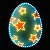 Ovo de Páscoa com Estrelas - Imagem 2